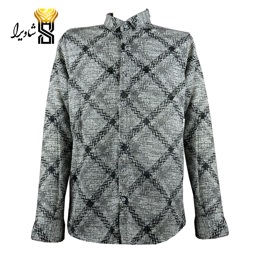 پیراهن مردانه مدل کنفی خطی مورب کد ۴۵۰۱_۱۰۰