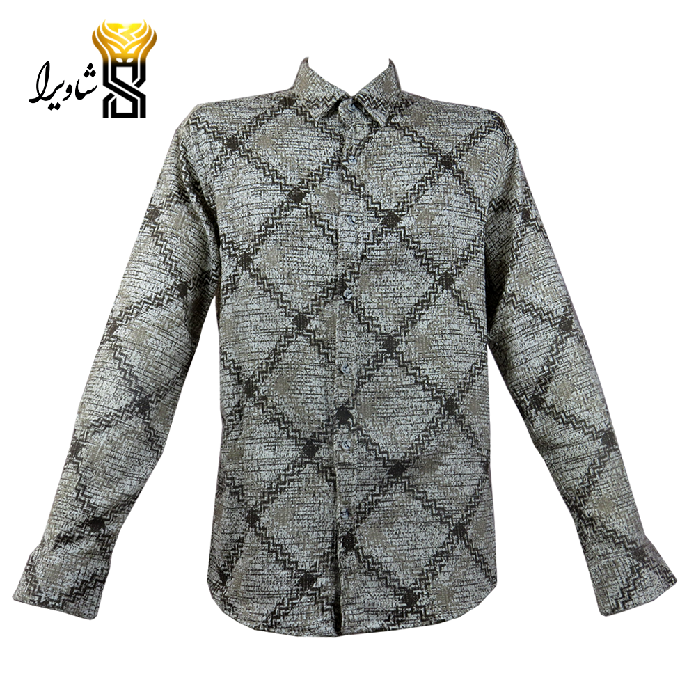 پیراهن مردانه مدل کنفی خطی مورب کد ۴۵۰۱_۱۰۰