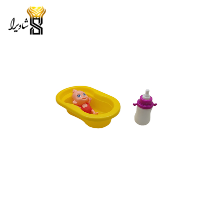 تصویر از وان حمام با بچه