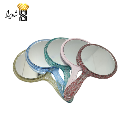تصویر از آینه دسته دار گرد 5X بزرگ