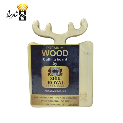 تصویر از تخته چوبی طرح گوزن