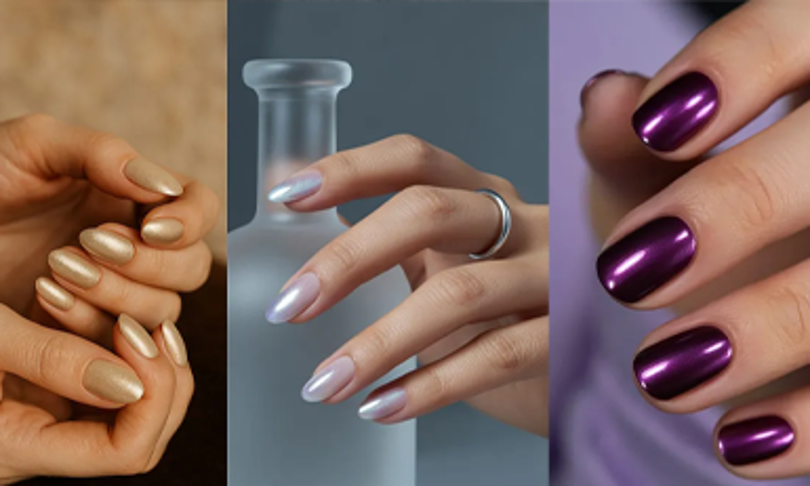 ۶۲ طرح ناخن کروم