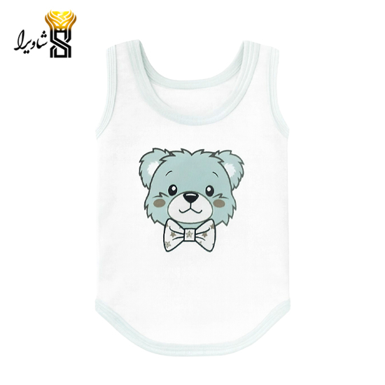 تصویر از رکابی مدل تک خرس ۱۰۰ درصد پنبه سایز یک