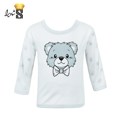 تصویر از بلوز آستین بلند مدل تک خرس ۱۰۰٪ پنبه سایز یک